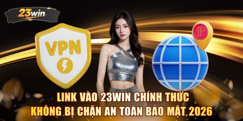 Link vào 23WIN chính thức không bị chặn an toàn bảo mật 2026